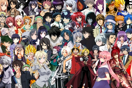 Crazy female anime characters