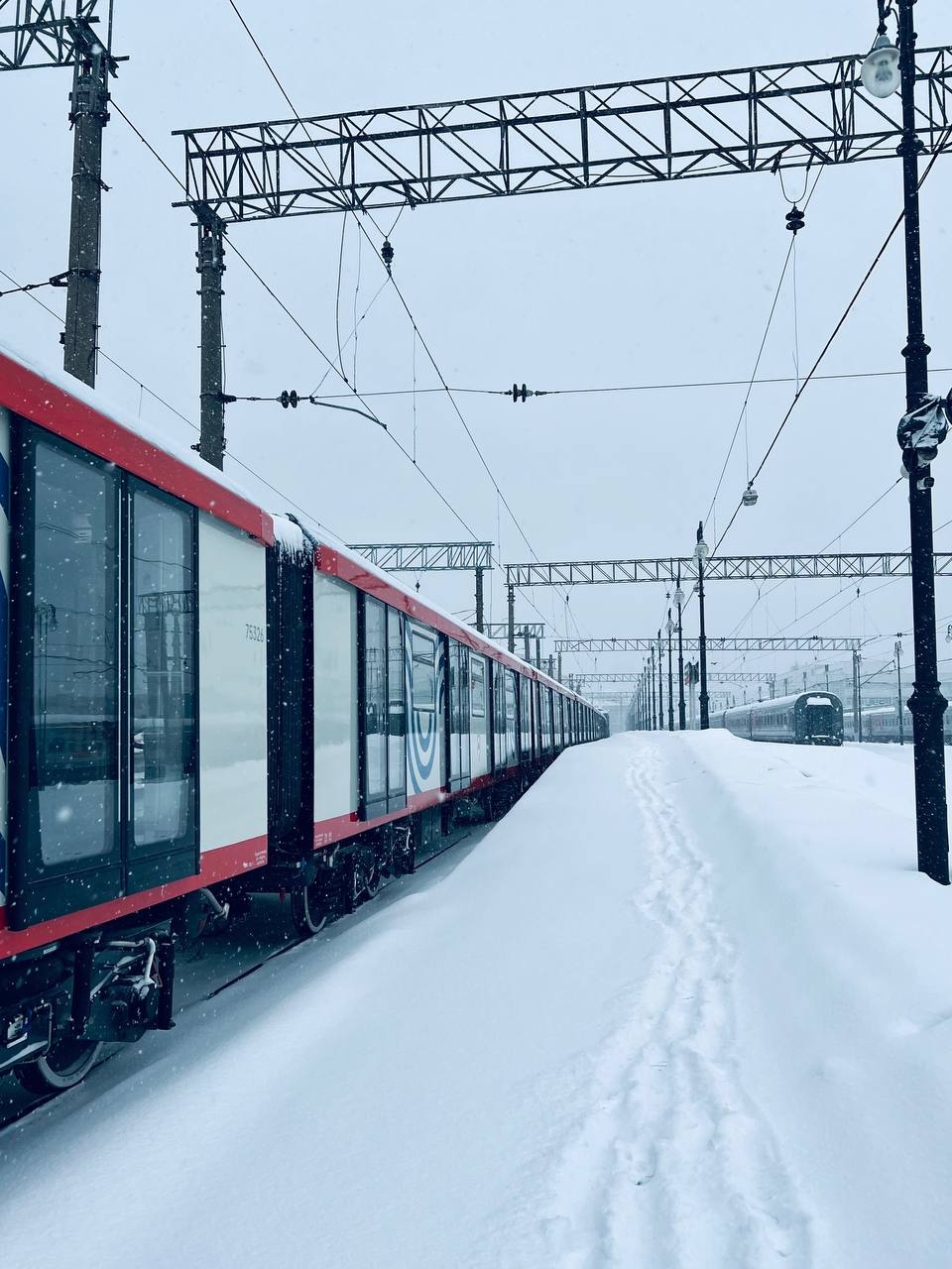 В СТОЛИЧНОМ МЕТРО - 161 СОСТАВ "МОСКВА-2020" Это картинка